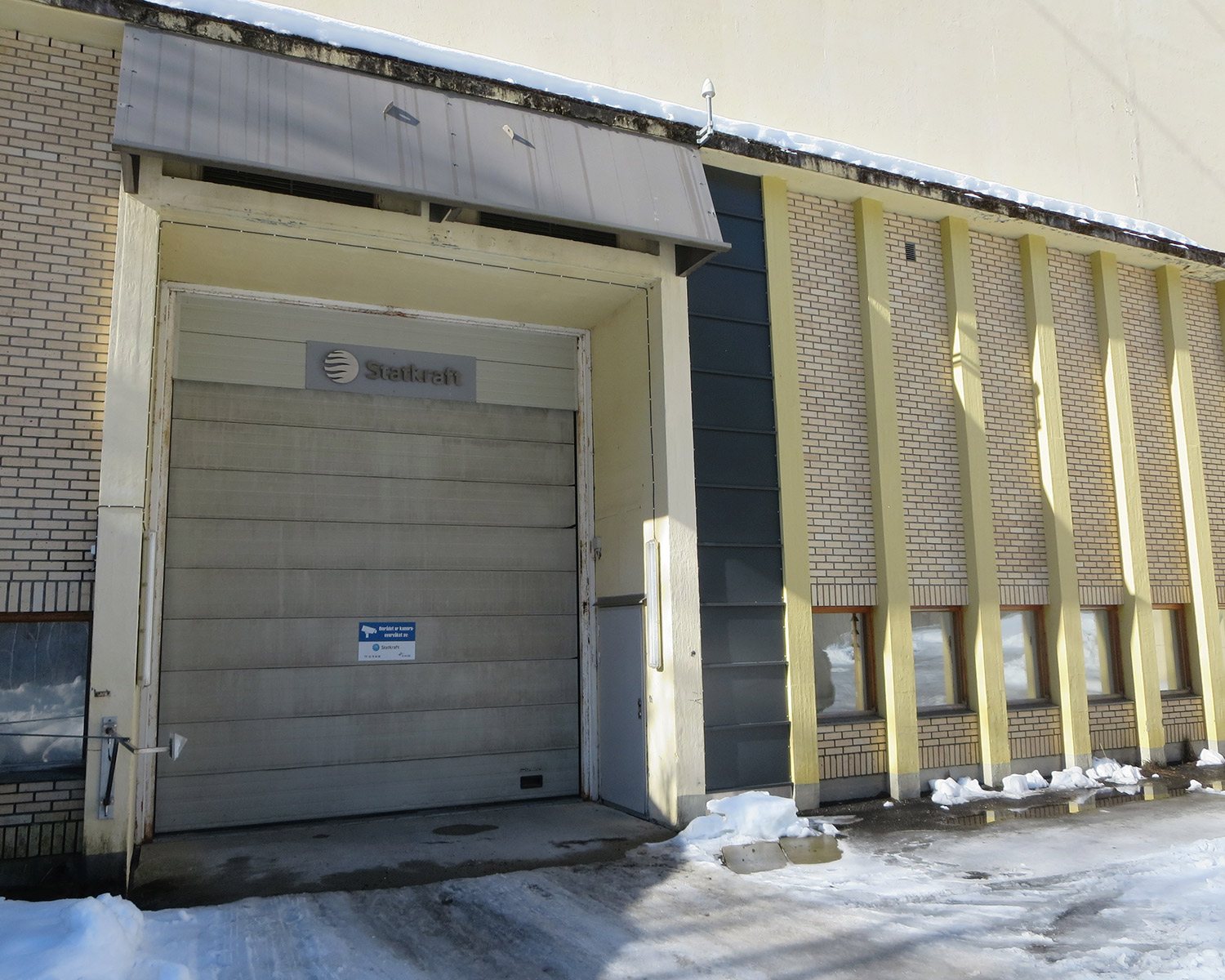 In front of Refsdal power plant