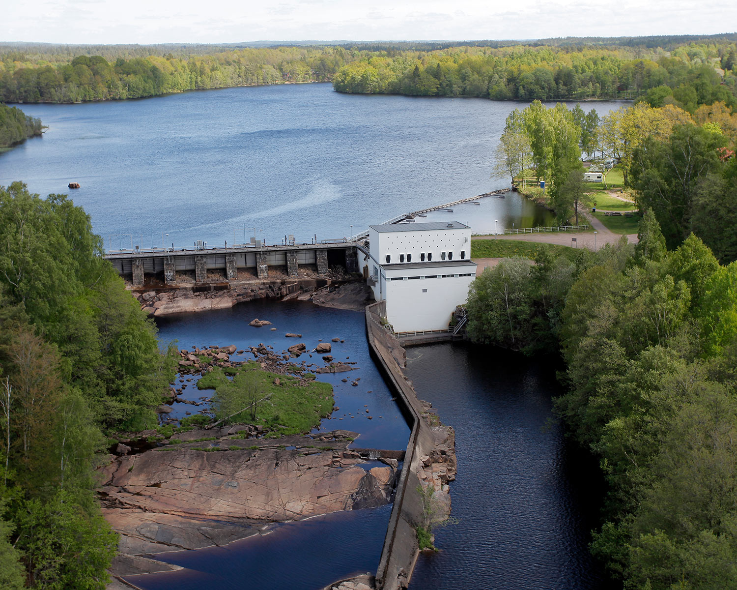 Majenfors nya hydropower plant
