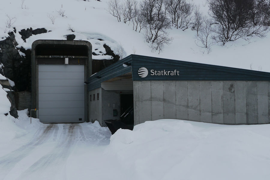 Adamselv power plant entry portal