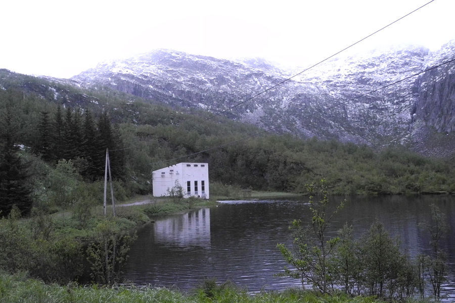 Neverdalsåga power plant from a distance