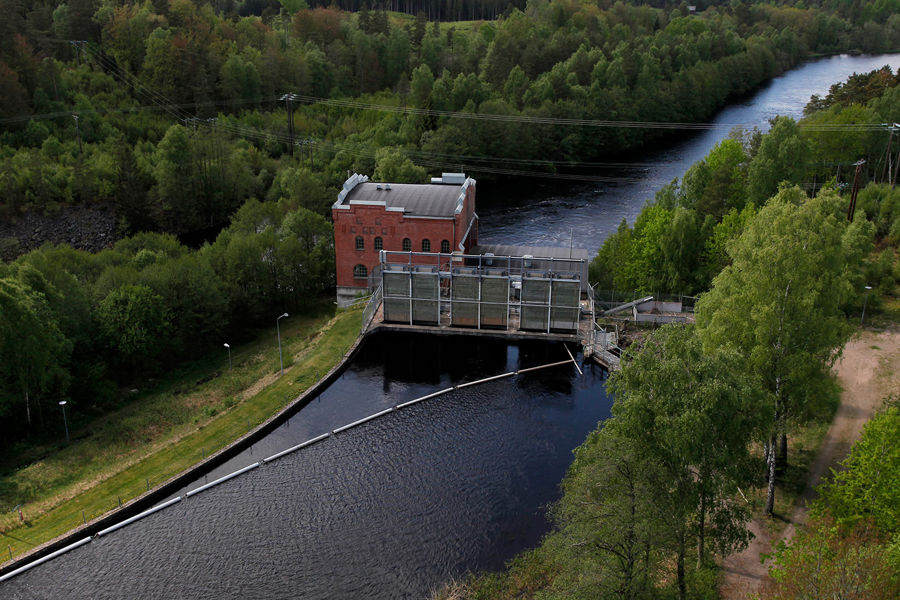 Majenfors gamla hydropower plant